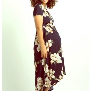 Pinkblush Navy Floral Maternity dress